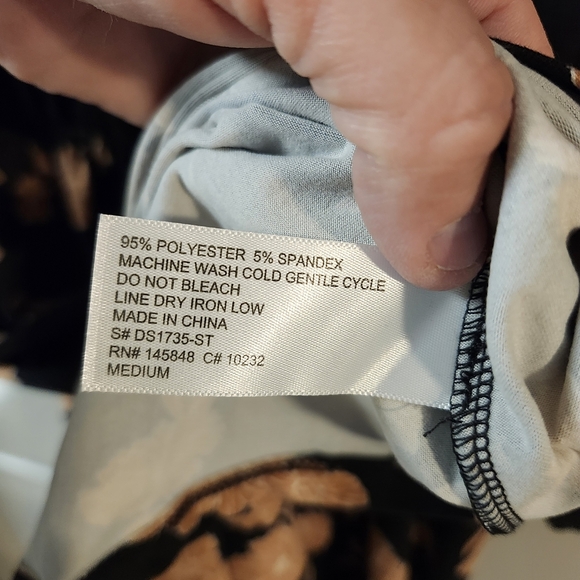 NWT French Gray Faux Wrap Dress Sz M - Picture 4 of 4